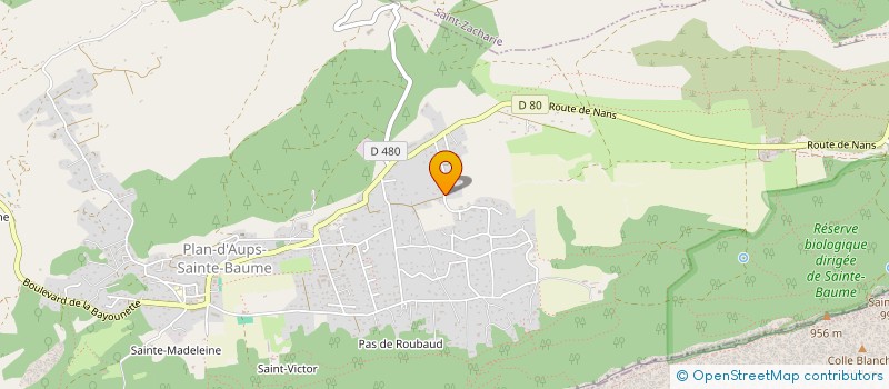 localisation de l'entreprise MADAME CHRISTEL BUGUET  PLAN-D'AUPS-SAINTE-BAUME