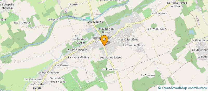 localisation de l'entreprise MADAME CHRISTEL BUTAUD à LIGNIERES-DE-TOURAINE