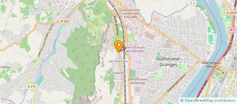 localisation de l'entreprise MADAME CHRISTEL BUTHIGIEG  GUILHERAND-GRANGES