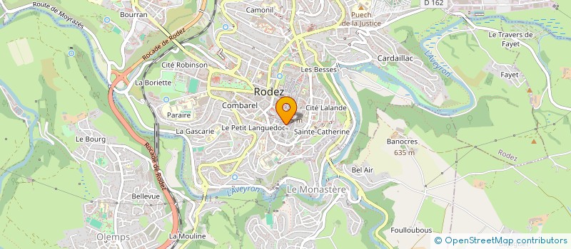 localisation de l'entreprise MADAME CHRISTEL CASQUEL à RODEZ