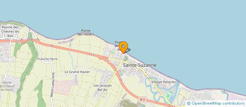 localisation de l'entreprise MADAME CHRISTEL CHEUSEL  SAINTE-SUZANNE