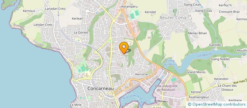 localisation de l'entreprise MADAME CHRISTEL COLOMBO à CONCARNEAU