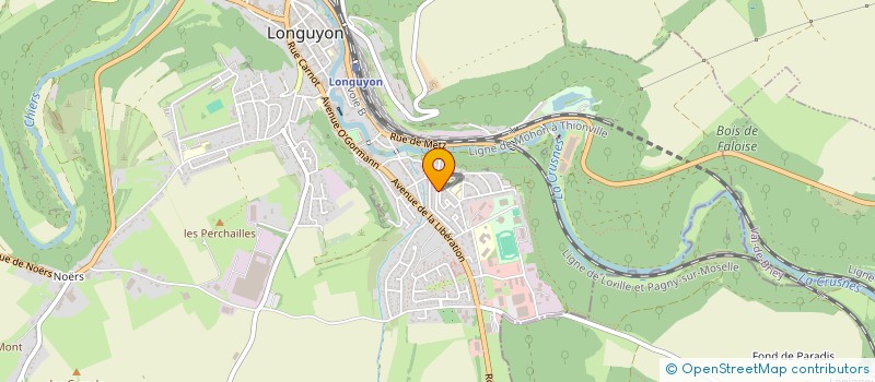 localisation de l'entreprise MADAME CHRISTEL COTENTIN  LONGUYON