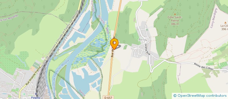 localisation de l'entreprise MADAME CHRISTEL DALBORGO  ARRY