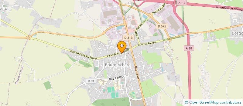 localisation de l'entreprise MADAME CHRISTEL DARDANNE  BOURG-ACHARD