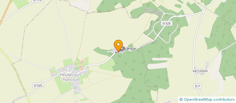 localisation de l'entreprise MADAME CHRISTEL DAVERTON  HEUBECOURT-HARICOURT