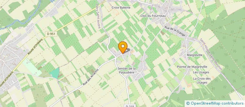 localisation de l'entreprise MADAME CHRISTEL DAVIAU  CLERY-SAINT-ANDRE