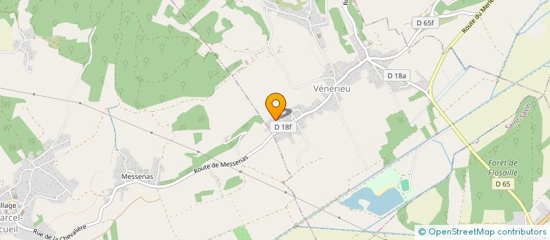 localisation de l'entreprise MADAME CHRISTEL DAVID-VAUDEY  VENERIEU