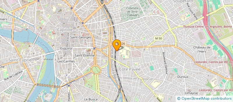 localisation de l'entreprise MADAME CHRISTEL DE LAFORCADE à TOULOUSE