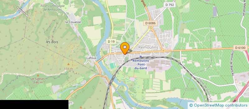 localisation de l'entreprise MADAME CHRISTEL DE SOUZA  REMOULINS