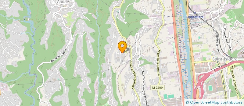 localisation de l'entreprise MADAME CHRISTEL DEL REY  LA GAUDE