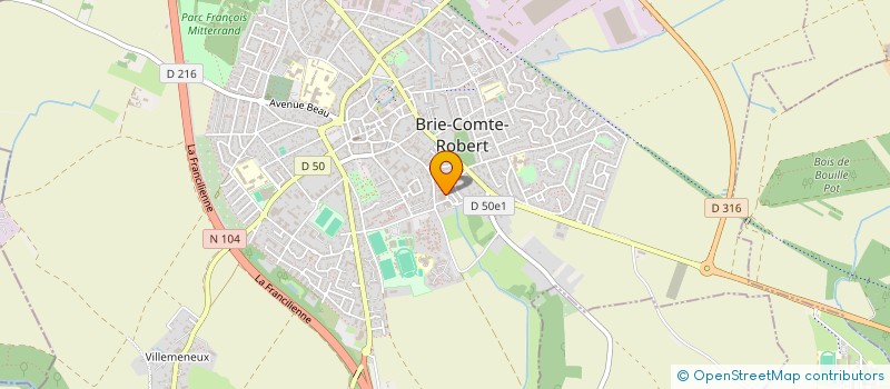 localisation de l'entreprise MADAME CHRISTEL DELIGNY  BRIE-COMTE-ROBERT