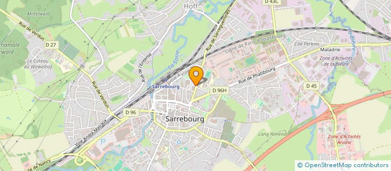 localisation de l'entreprise MADAME CHRISTEL DENIS à SARREBOURG