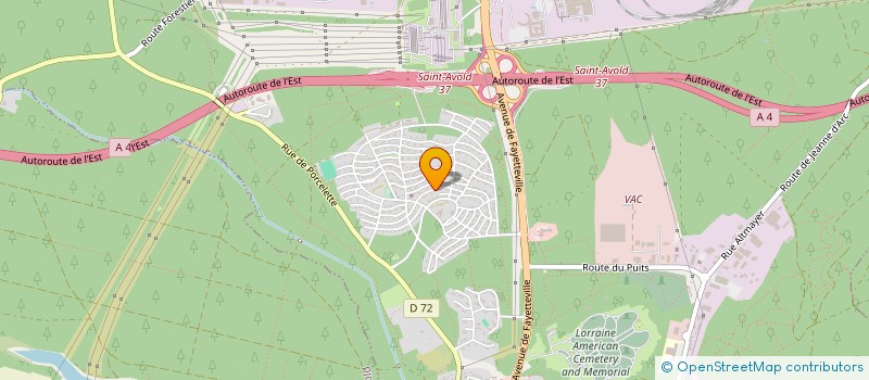 localisation de l'entreprise MADAME CHRISTEL DESCHAMPS  SAINT-AVOLD