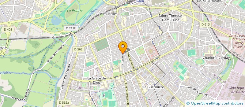 localisation de l'entreprise MADAME CHRISTEL DESCHAMPS à CAEN