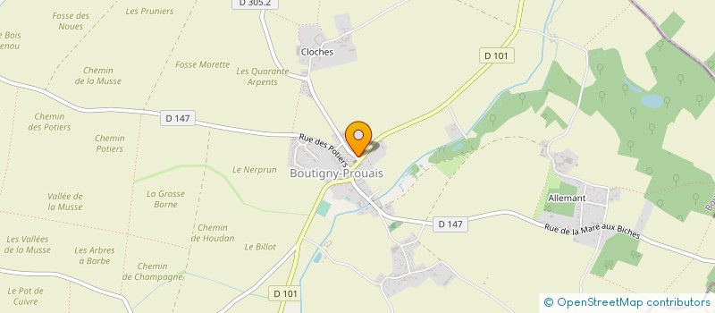 localisation de l'entreprise MADAME CHRISTEL DOHEN à BOUTIGNY-PROUAIS