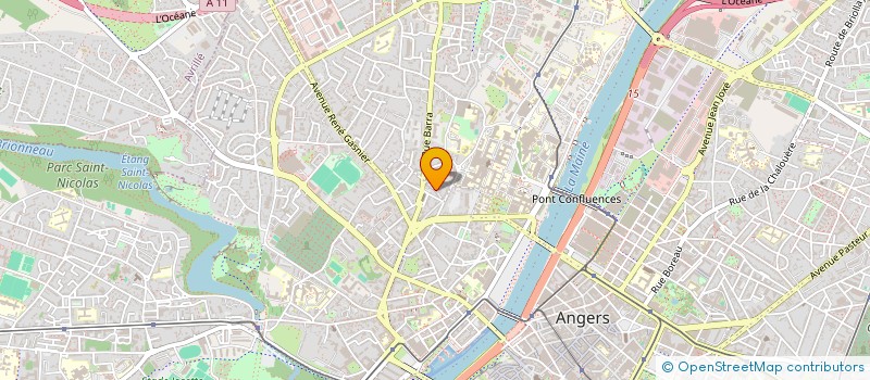 localisation de l'entreprise MADAME CHRISTEL DUBESSET à ANGERS