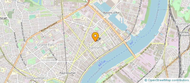 localisation de l'entreprise MADAME CHRISTEL DUPONT à BORDEAUX