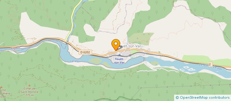 localisation de l'entreprise MADAME CHRISTEL FAITOT-ROBION  TOUET-SUR-VAR