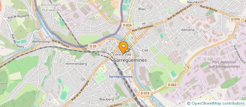 localisation de l'entreprise MADAME CHRISTEL FAYS  SARREGUEMINES