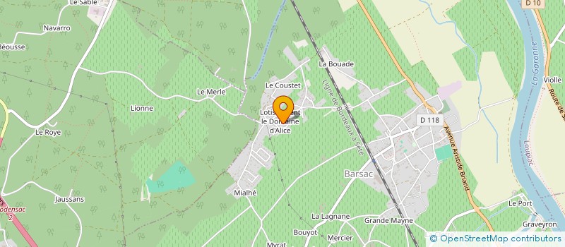 localisation de l'entreprise MADAME CHRISTEL FERRAGE à LANDIRAS