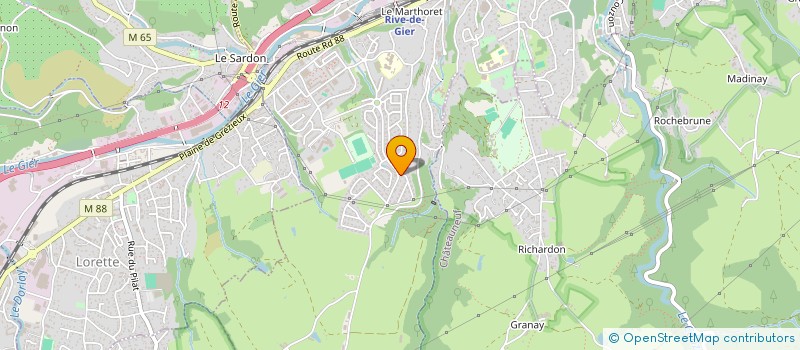 localisation de l'entreprise MADAME CHRISTEL FIASSON  RIVE-DE-GIER