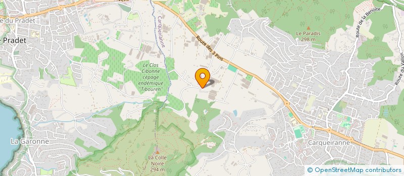 localisation de l'entreprise MADAME CHRISTEL FITZNER  CARQUEIRANNE