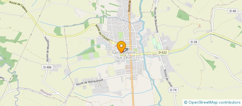 localisation de l'entreprise MADAME CHRISTEL FOEZON  SAINT-SULPICE-SUR-LEZE