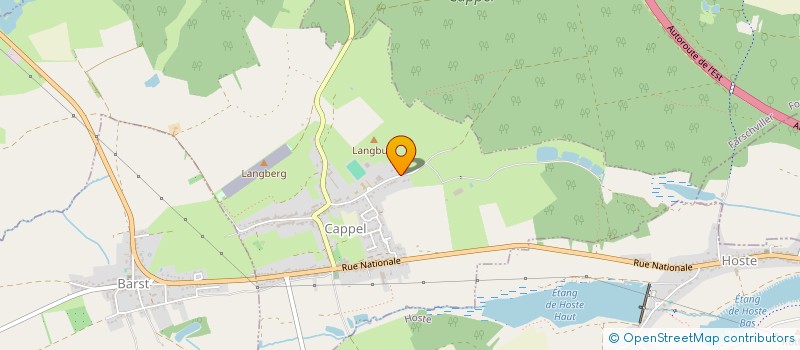 localisation de l'entreprise MADAME CHRISTEL FRANTZ  CAPPEL