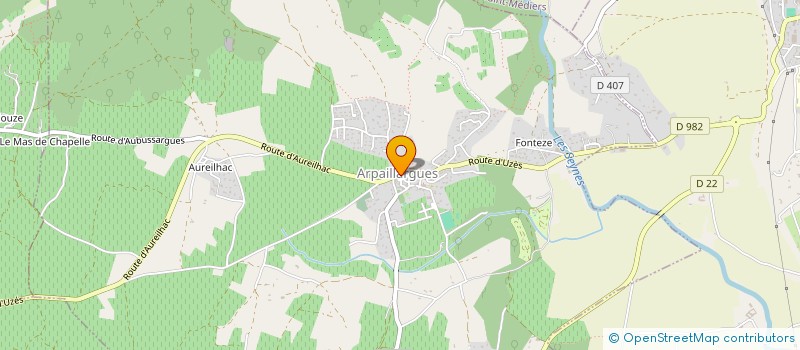 localisation de l'entreprise MADAME CHRISTEL GALLEGO  ARPAILLARGUES-ET-AUREILLAC