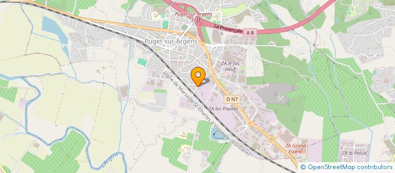 localisation de l'entreprise MADAME CHRISTEL GARCIA à PUGET-SUR-ARGENS