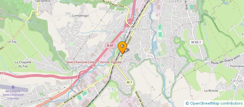 localisation de l'entreprise MADAME CHRISTEL GAY  LA GRAND-CROIX