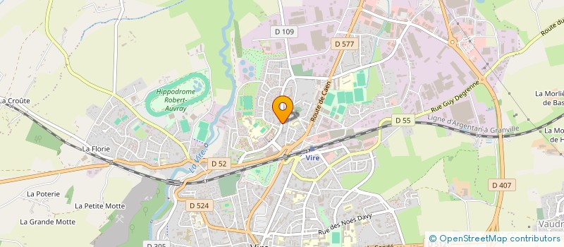 localisation de l'entreprise MADAME CHRISTEL GEFFROY  VIRE-NORMANDIE