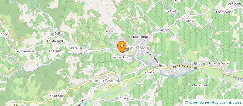 localisation de l'entreprise MADAME CHRISTEL GIRAUD à SAINT-ETIENNE-DES-OULLIERES
