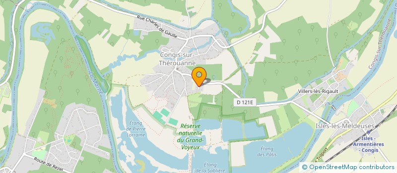 localisation de l'entreprise MADAME CHRISTEL GIRAUD à CONGIS-SUR-THEROUANNE
