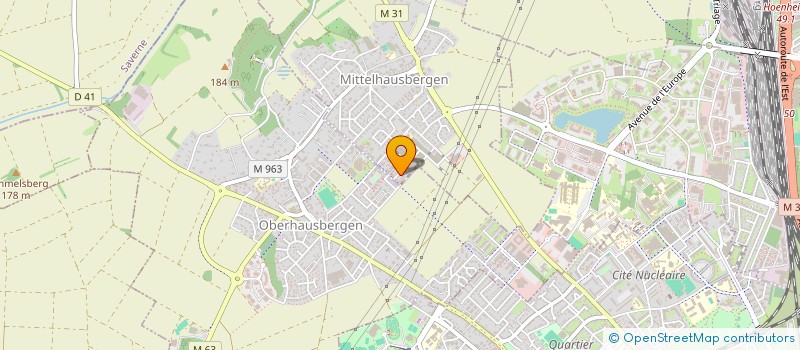 localisation de l'entreprise MADAME CHRISTEL GONNEVILLE  MITTELHAUSBERGEN