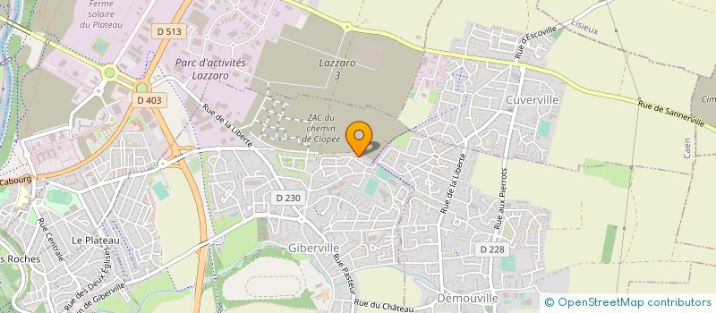 localisation de l'entreprise MADAME CHRISTEL GOSSET  GIBERVILLE