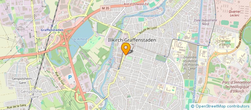 localisation de l'entreprise MADAME CHRISTEL GRETHEL  ILLKIRCH-GRAFFENSTADEN