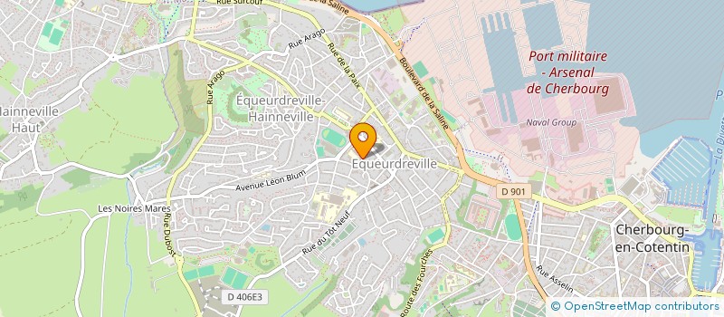 localisation de l'entreprise MADAME CHRISTEL GUILBERT  CHERBOURG-EN-COTENTIN