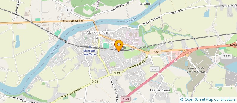 localisation de l'entreprise MADAME CHRISTEL HAURIE  CASTELNAU-DE-LEVIS