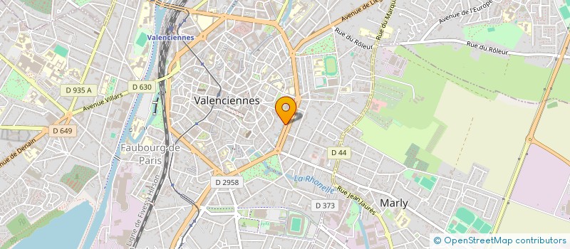 localisation de l'entreprise MADAME CHRISTEL HOFFMANN à VALENCIENNES