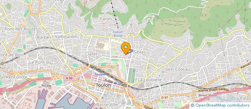 localisation de l'entreprise MADAME CHRISTEL INSIGNE  TOULON