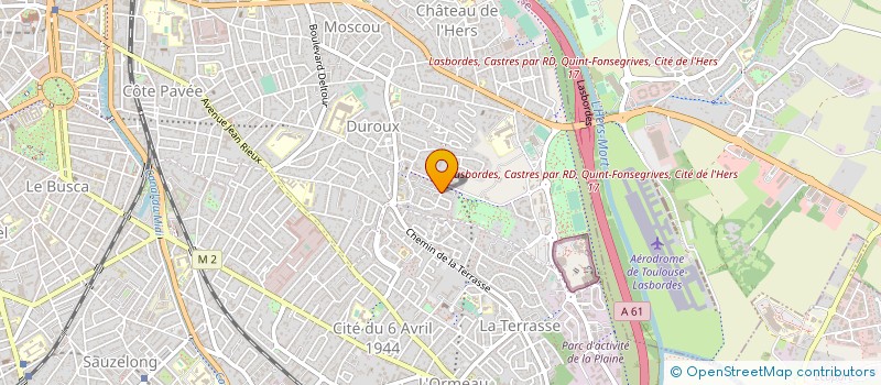 localisation de l'entreprise MADAME CHRISTEL JOURDAN à TOULOUSE