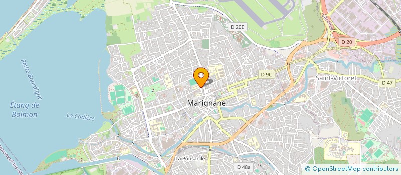 localisation de l'entreprise MADAME CHRISTEL JOURNET  MARIGNANE