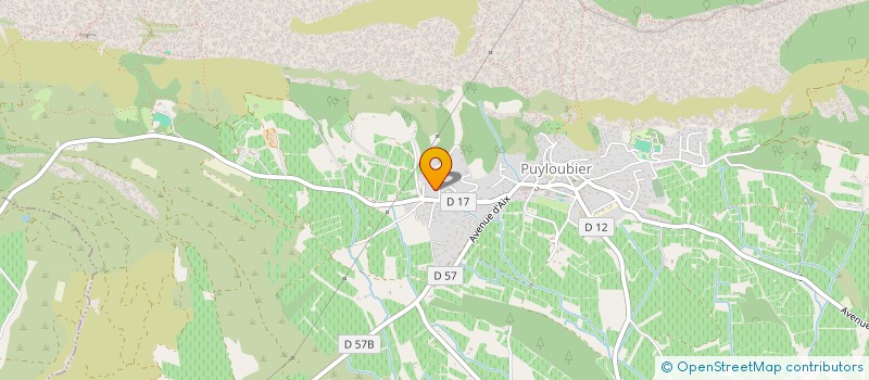 localisation de l'entreprise MADAME CHRISTEL JOUVE  PUYLOUBIER