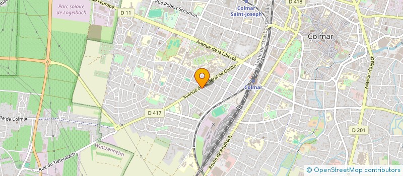 localisation de l'entreprise MADAME CHRISTEL KECK  COLMAR