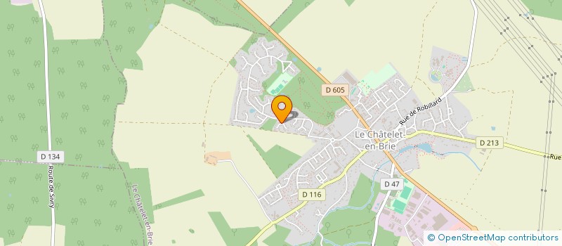 localisation de l'entreprise MADAME CHRISTEL KERAUDREN  LE CHATELET-EN-BRIE