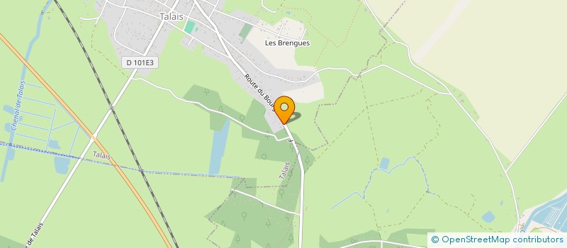 localisation de l'entreprise MADAME CHRISTEL LABAT  TALAIS