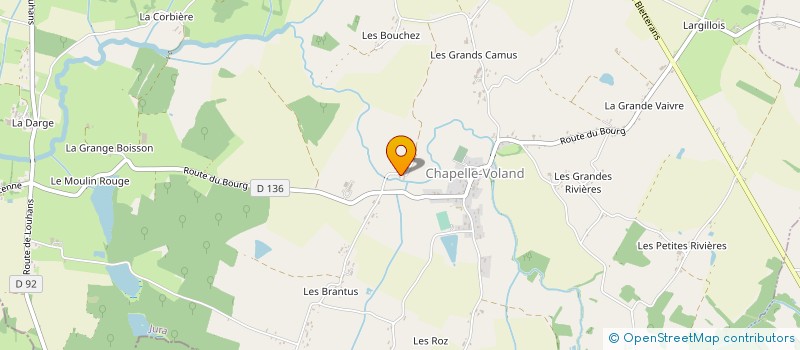 localisation de l'entreprise MADAME CHRISTEL LAGALICE  CHAPELLE-VOLAND