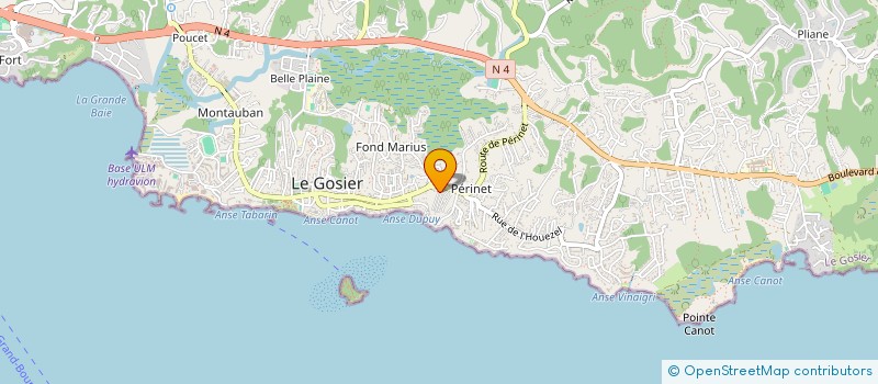 localisation de l'entreprise MADAME CHRISTEL LAGNEAU à LE GOSIER